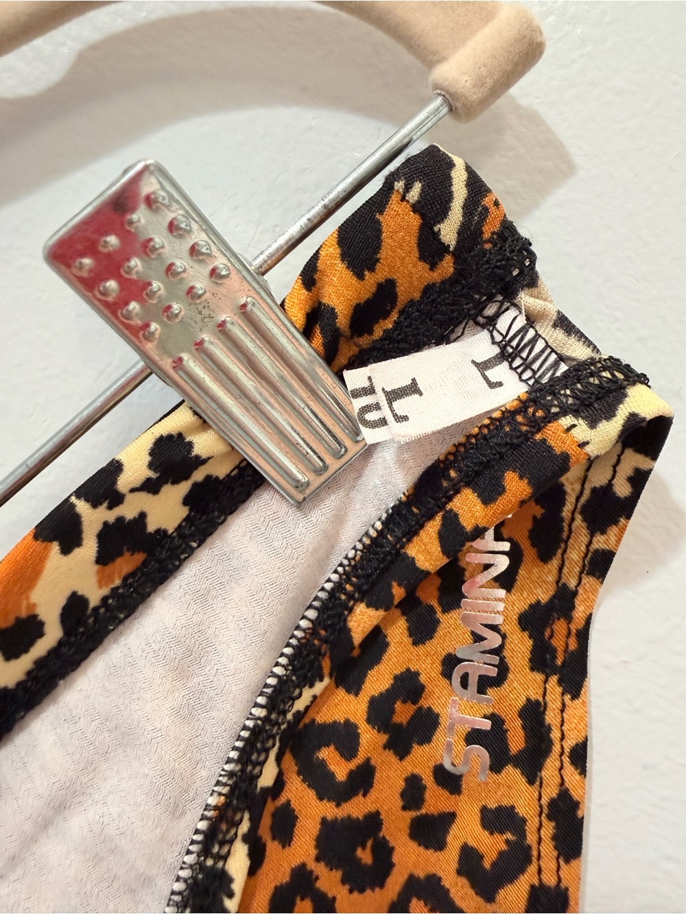 Slix Australia Leopard Print Athletic 2 Piece Swimsuit Set Stamina Aus 10 /US 6 - Picture 13 of 16